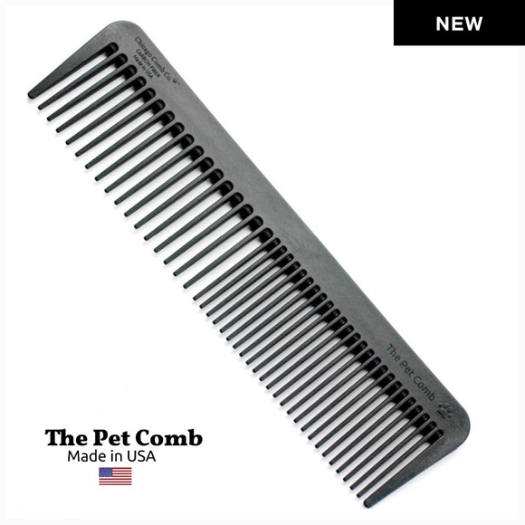 NEW Carbon Fiber Pet Comb from Chicago Comb Co. - Picture 1 of 4